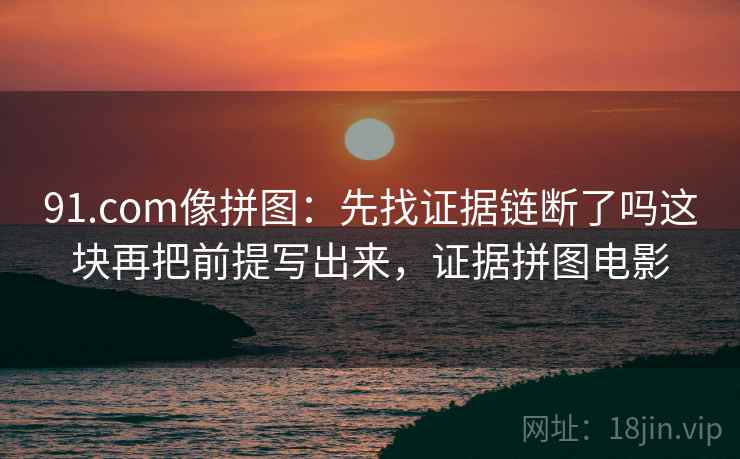91.com像拼图:先找证据链断了吗这块再把前提写出来,证据拼图电影 91.com像拼图:先找证据链断了吗这块再把前提写出来,证据拼图电影